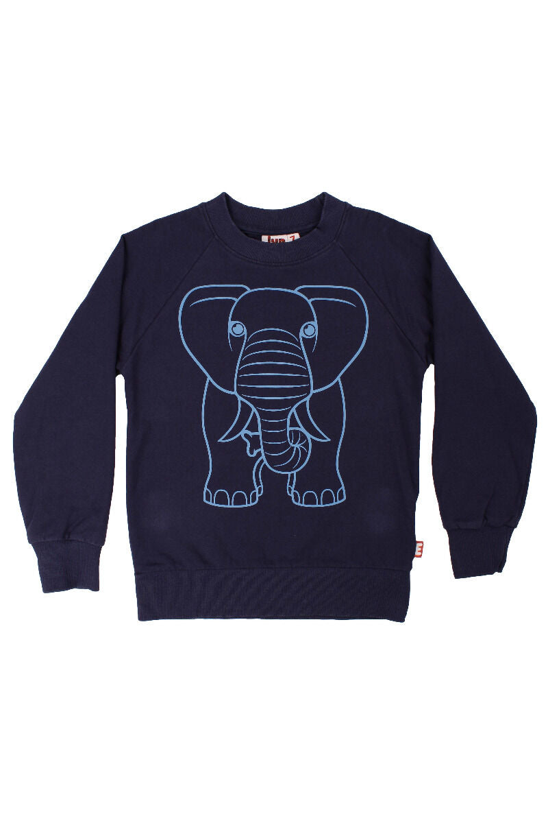 Sweater til børn med elefant