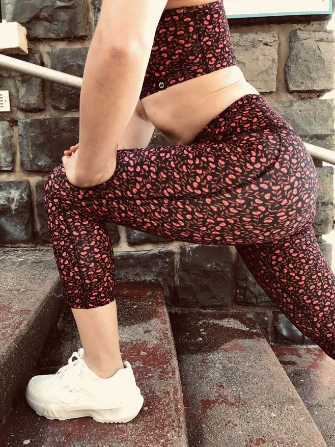 ESS - Bamboo 3/4 leggings Dark Navy FLEURIE