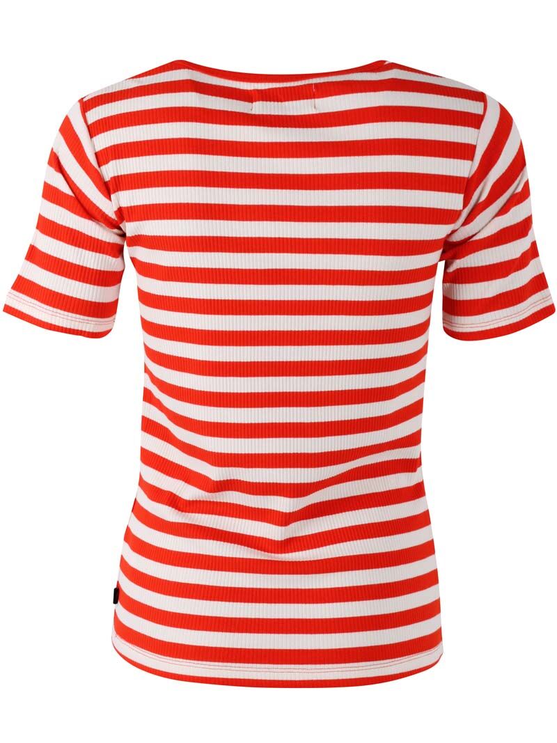 ESS - Danefriend Tee Bright Red/Chalk