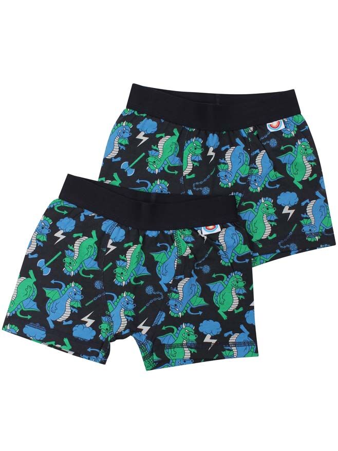 BIFROST - 2Pak Underwear Boys Dk Navy DRAGONS