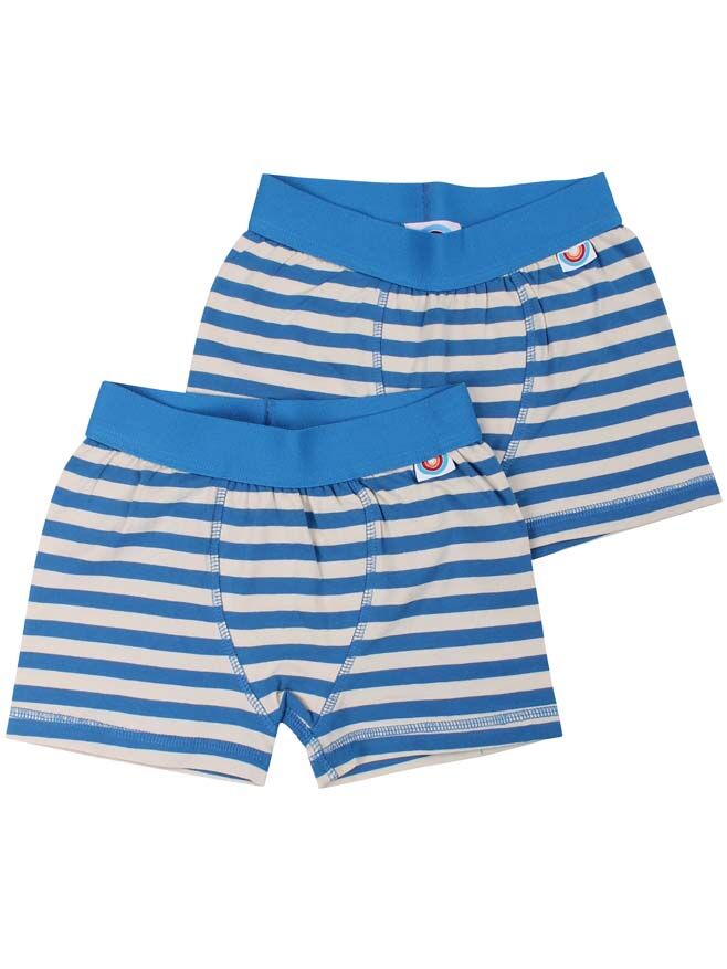 BIFROST - 2Pak Underwear Boys VINTAGE BLUE/CHALK
