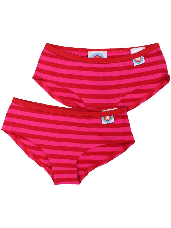 BIFROST - 2Pak Underwear Girls Red/Hotpink