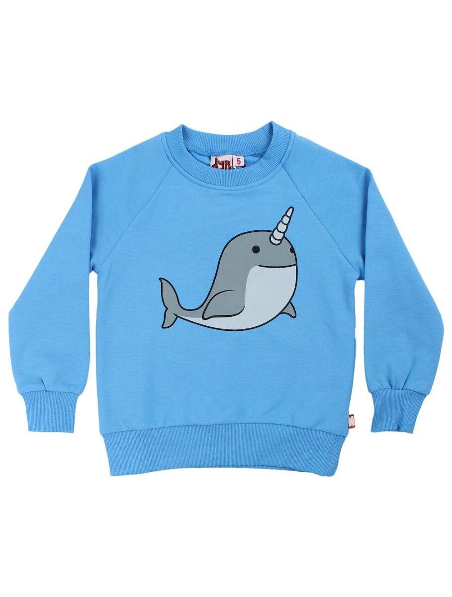 Sweater til børn med Narhval