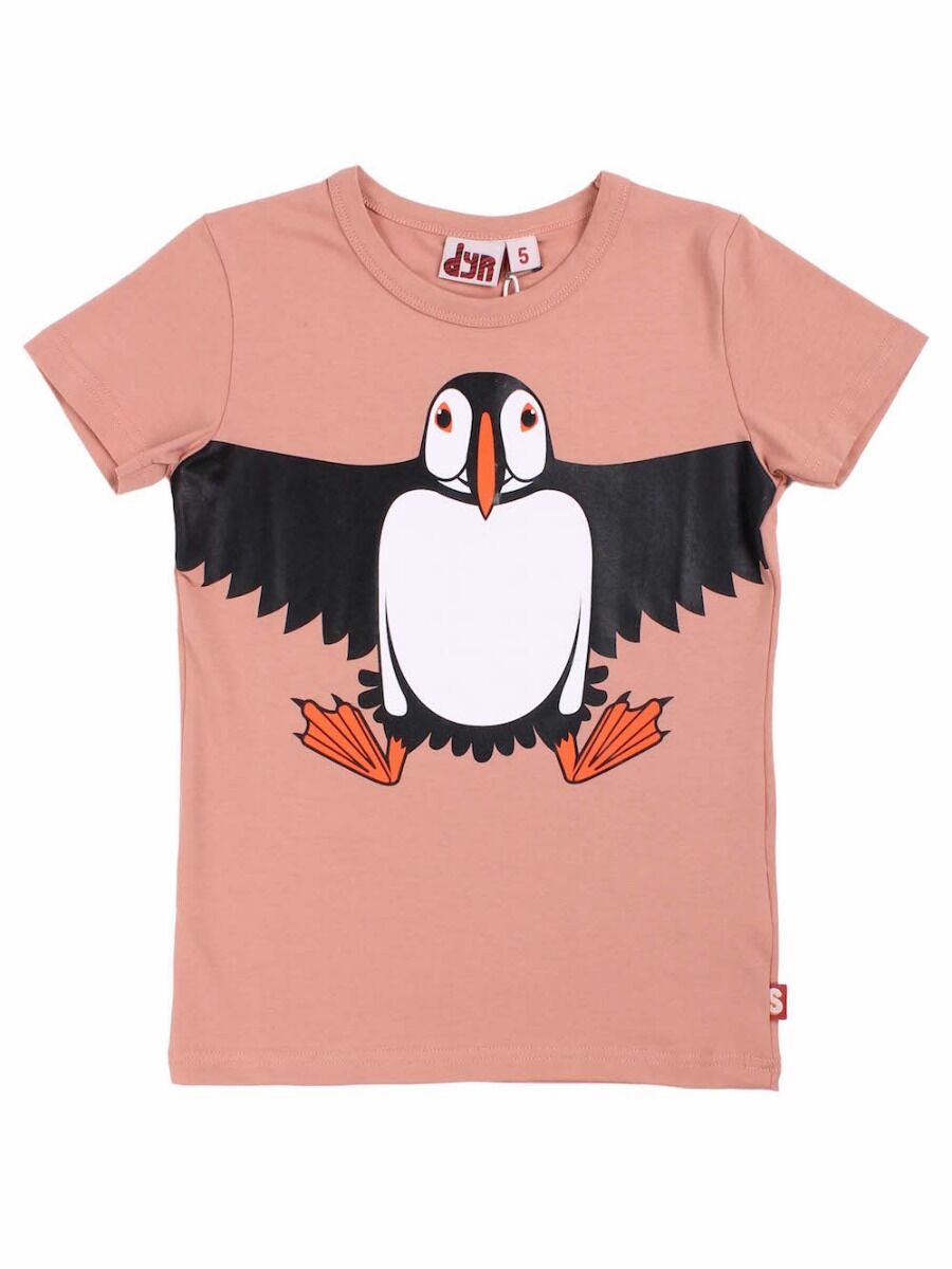 T-shirt til børn med søpapegøje