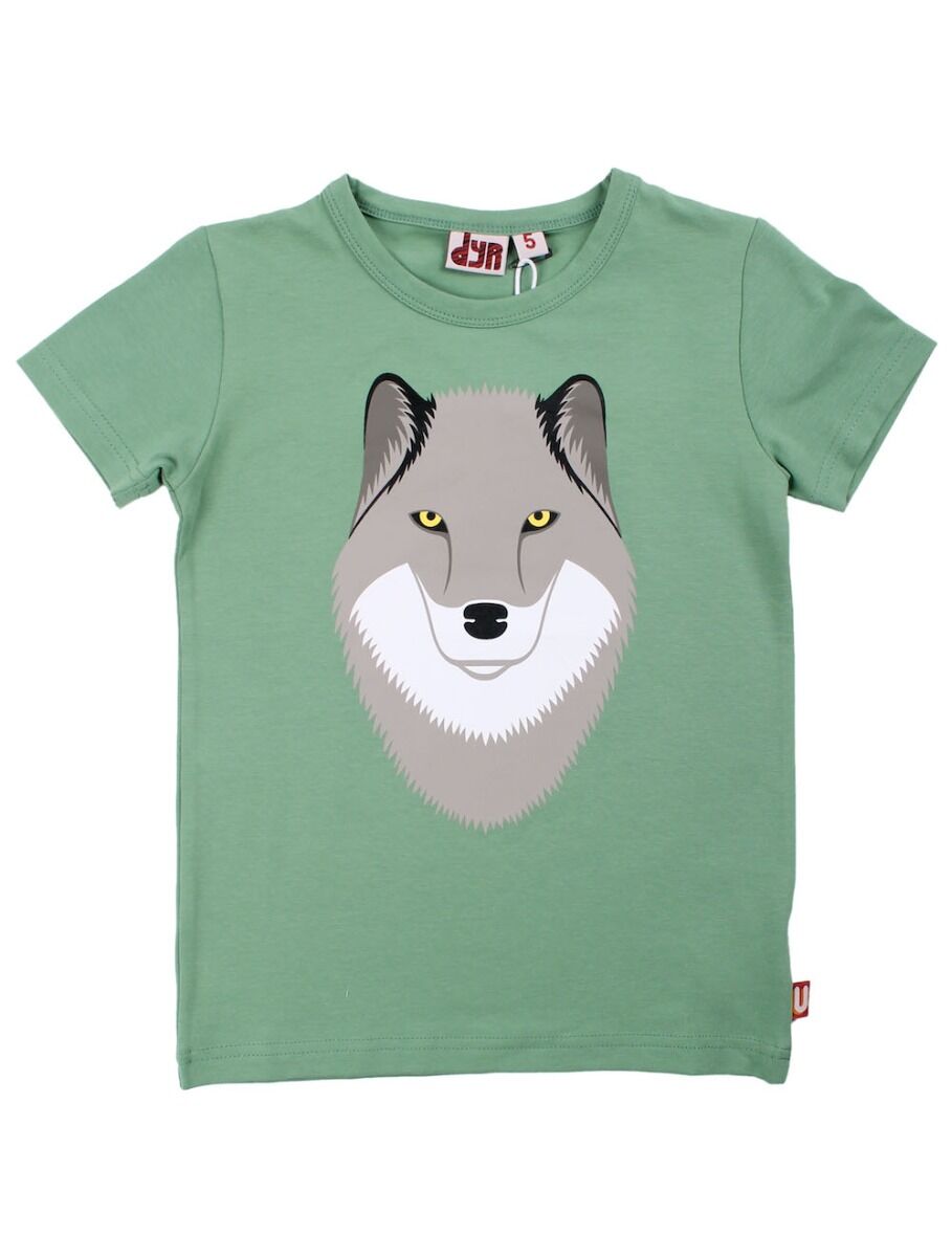 Børne t-shirt med ulv