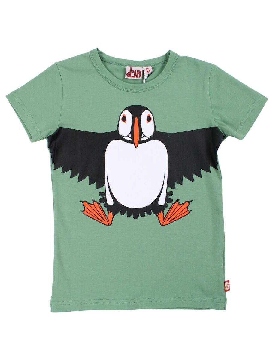 T-shirt til børn med en søpapegøje