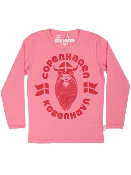 Danenorthpole Tee Super Pink CPH FREJA