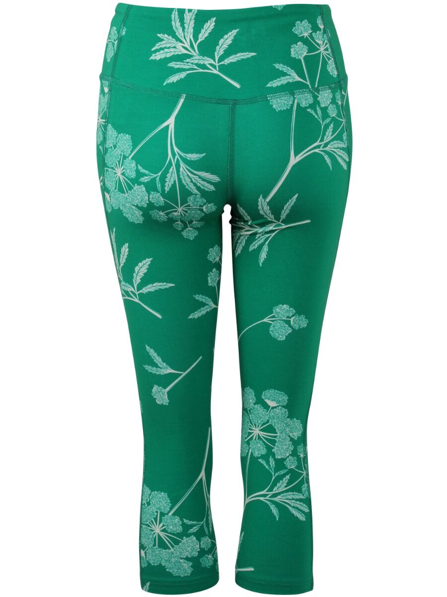 ESS - Bamboo 3/4 leggings Green/chalk HEMLOCK