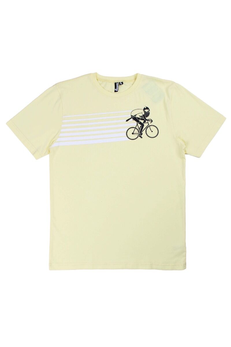 Mande Tee Pale Yellow VELOVIKING TDF