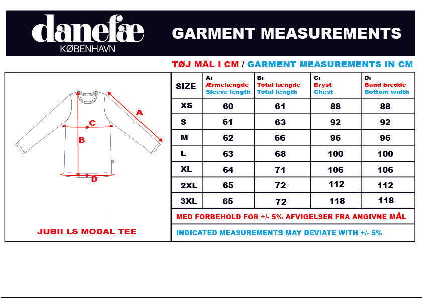 Danejubii LS Modal Tee Dk Navy