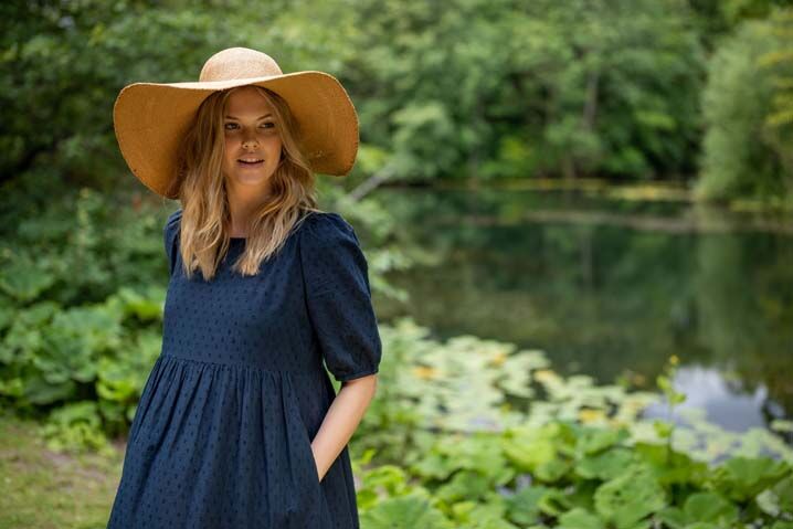 Danejuli Dress Dusty Navy