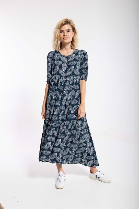 Danejuli Dress Dusty navy/chalk PALMA
