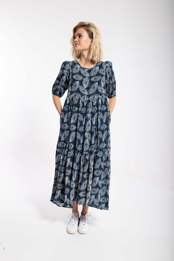 Danejuli Dress Dusty navy/chalk PALMA