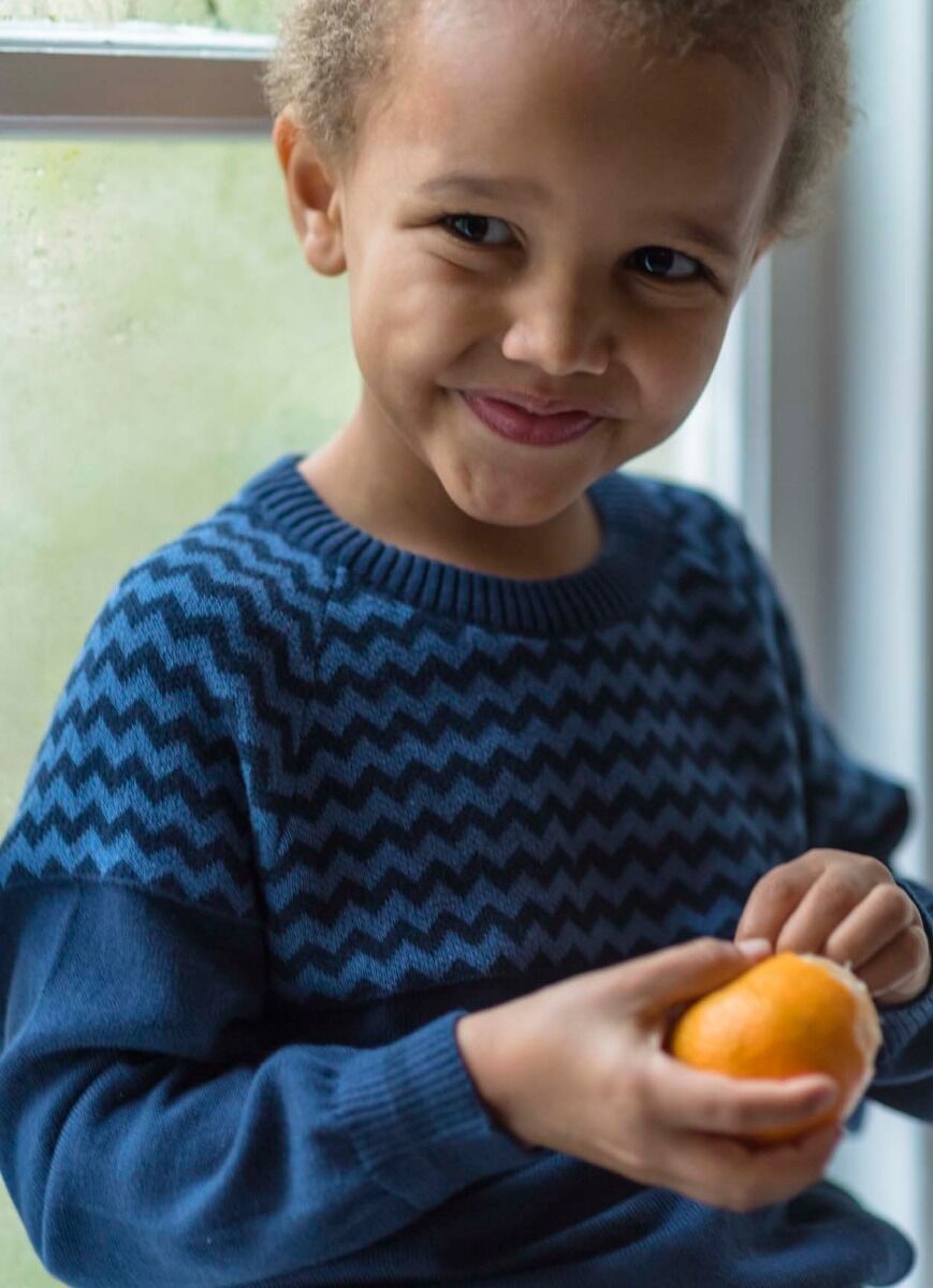 Strik sweater til børn