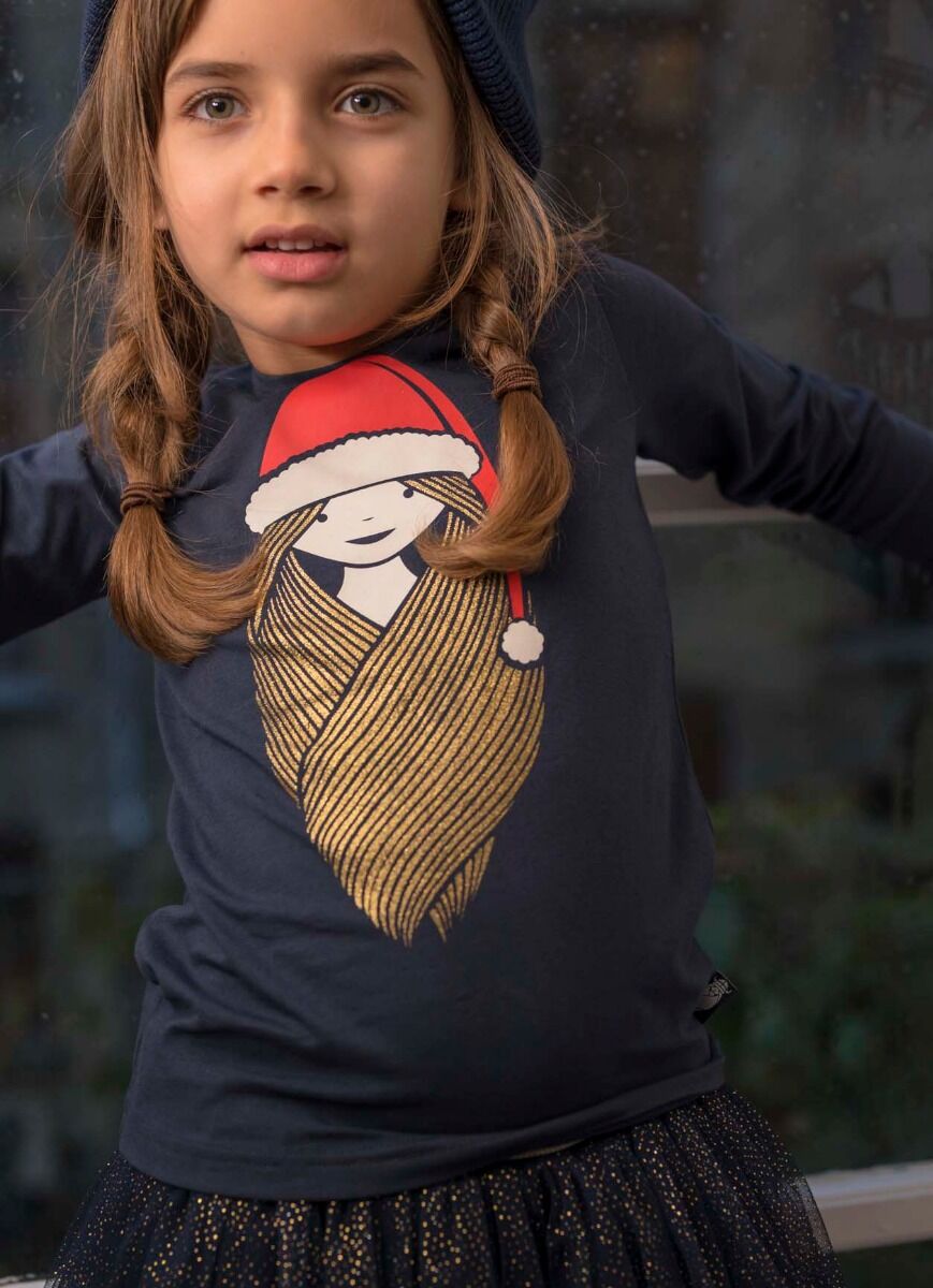 Danenorthpole Tee Dk Navy MISSNISSE