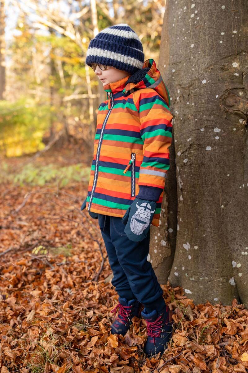 Vinterjakke til børn med viking