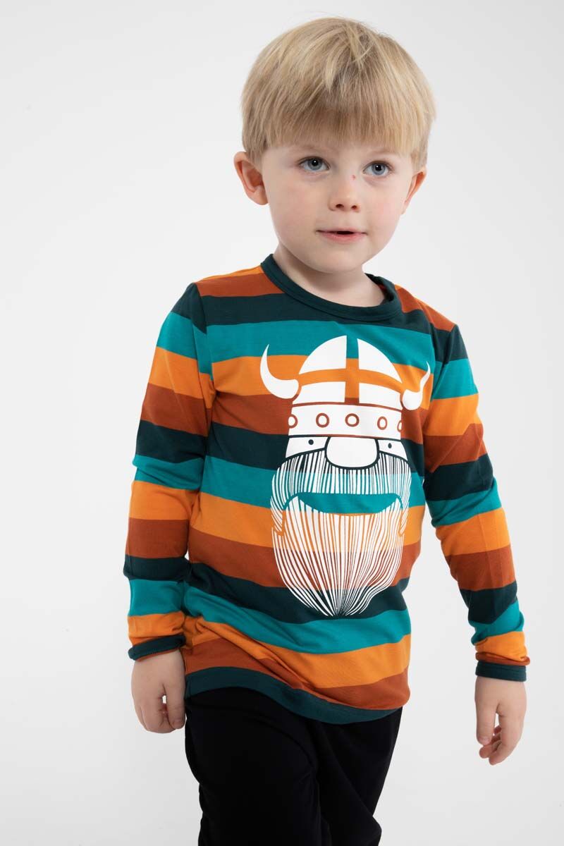 Bluse til børn med viking
