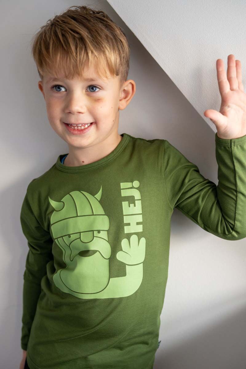 Børne Bluse med viking