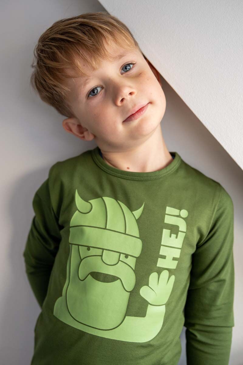 Børne Bluse med viking