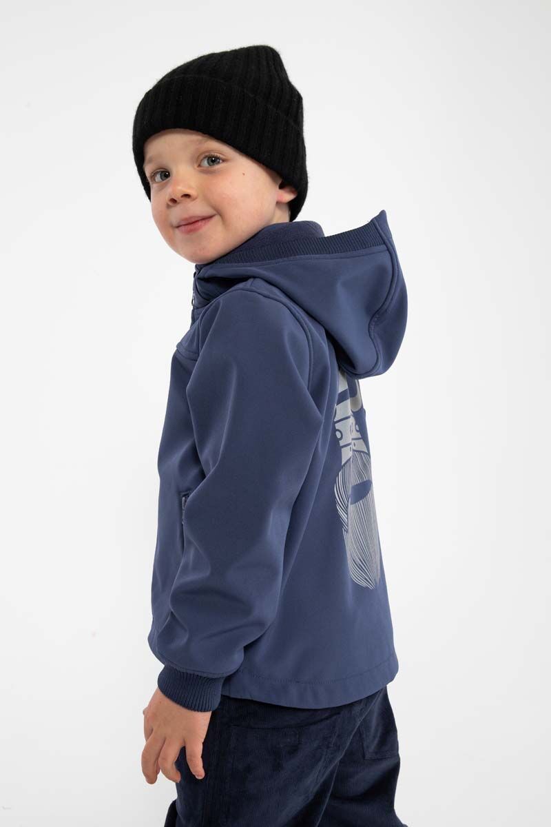 Danebandit Softshell Grey Marine REFLECTIVE ERIK