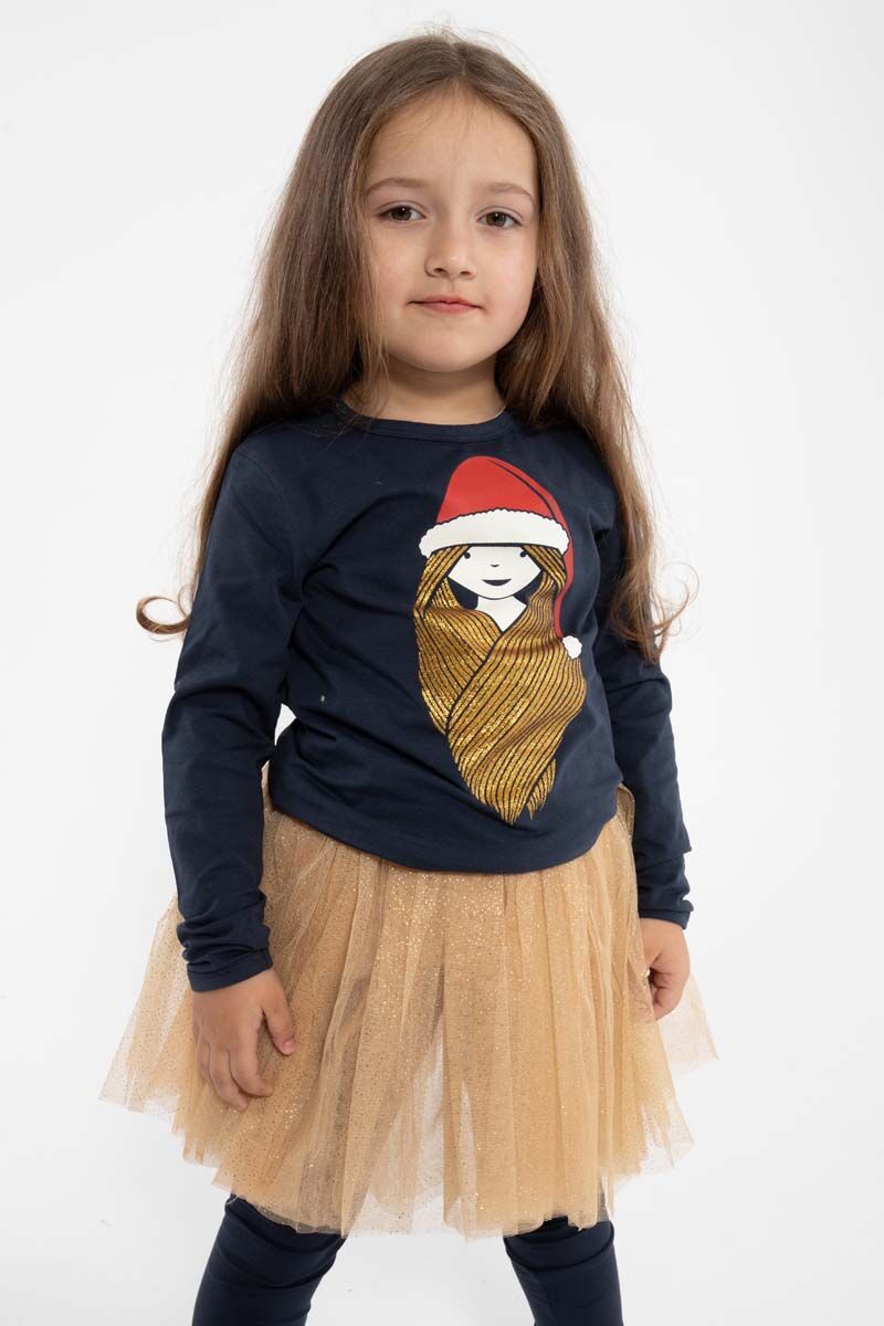 Danenorthpole Tee Dk Navy MISSNISSE