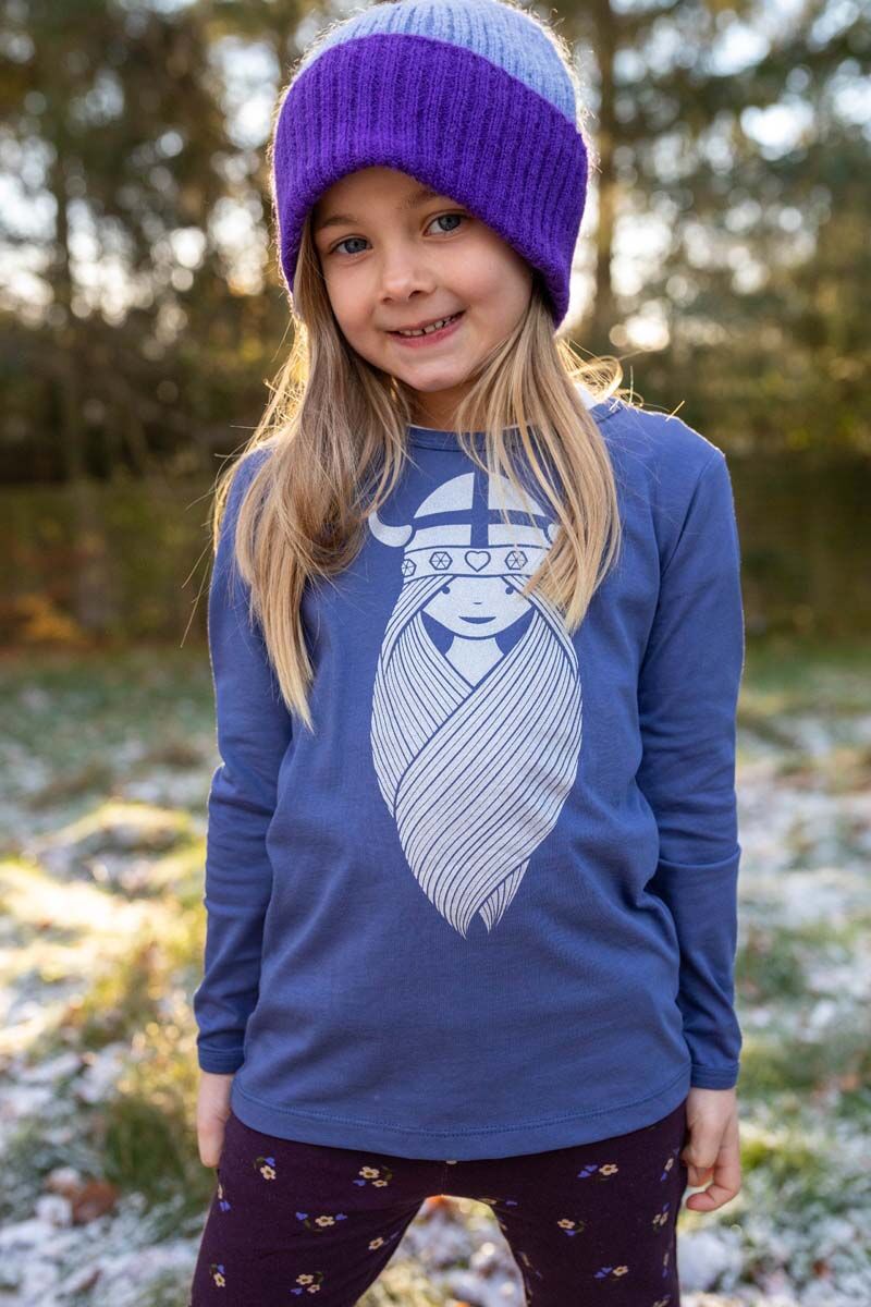 Bluse til børn med viking
