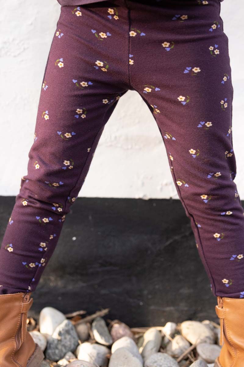 Danandrea Warm leggings Grey Viola MINIFLOWER