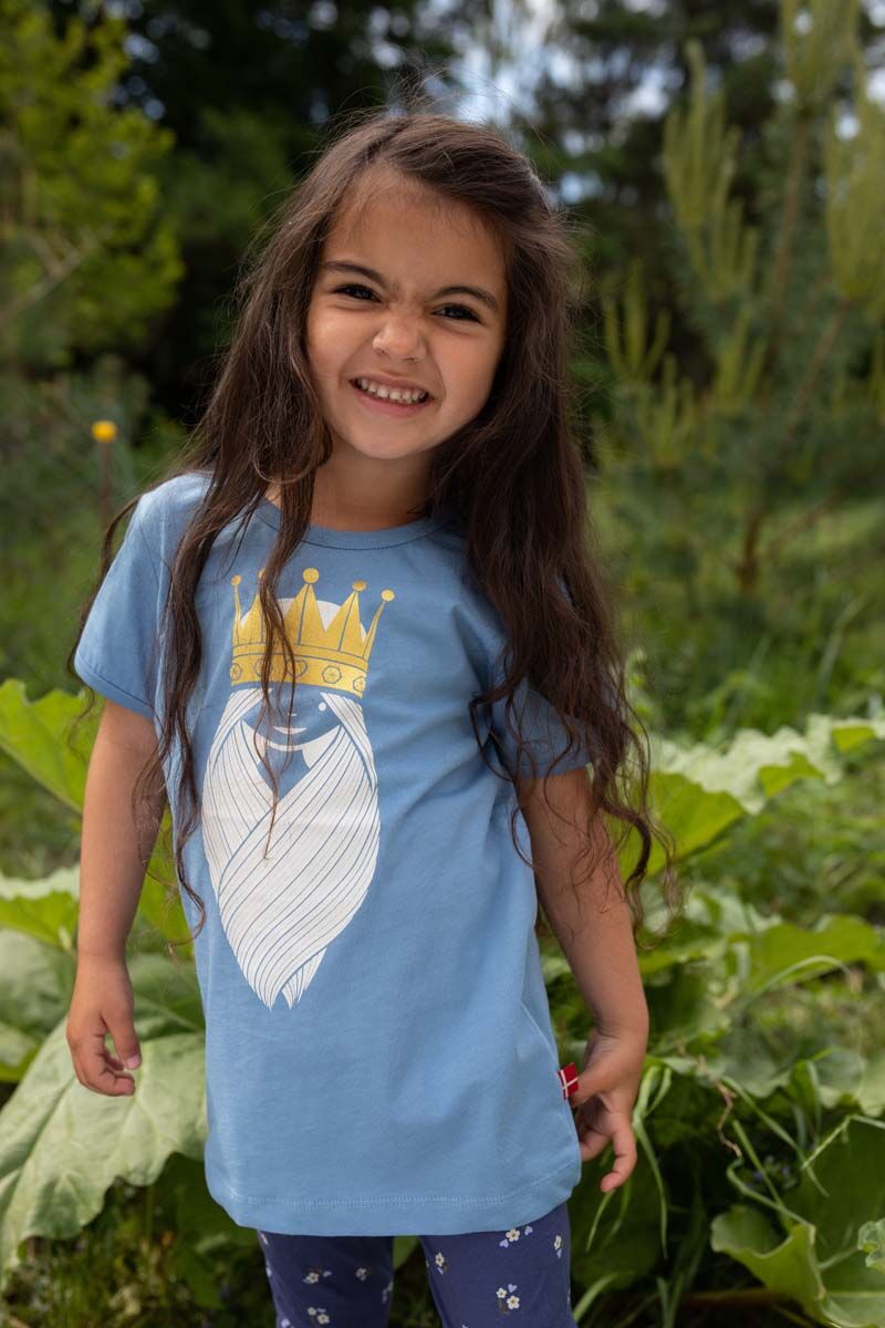 T-shirt til børn med prinsesse