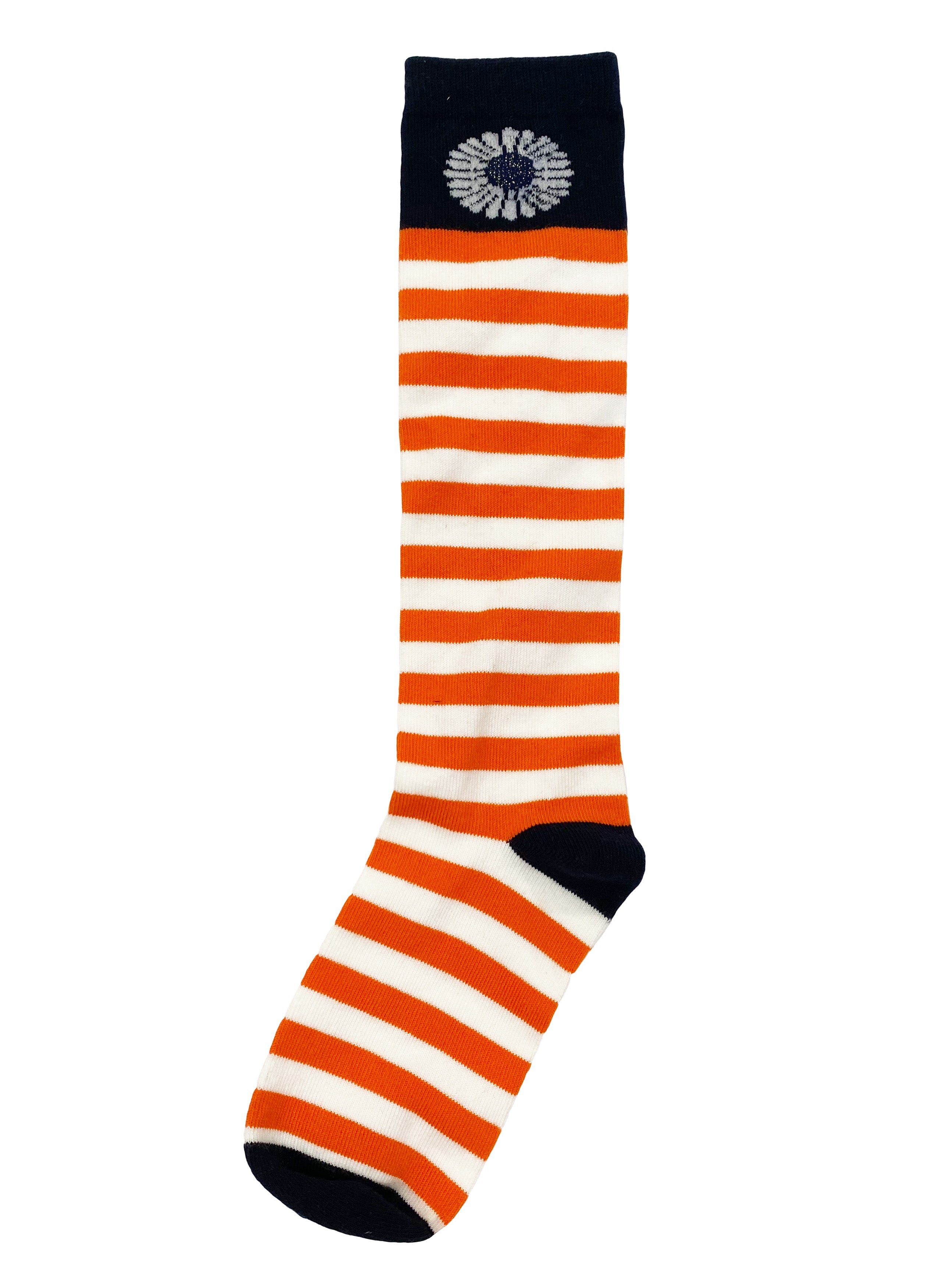 Kids Knee Socks Orange/Off White DAISY