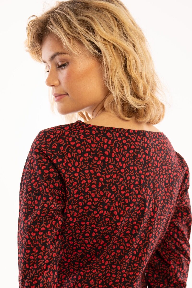 Daneleonora Dress Black/Pink FLEURIE