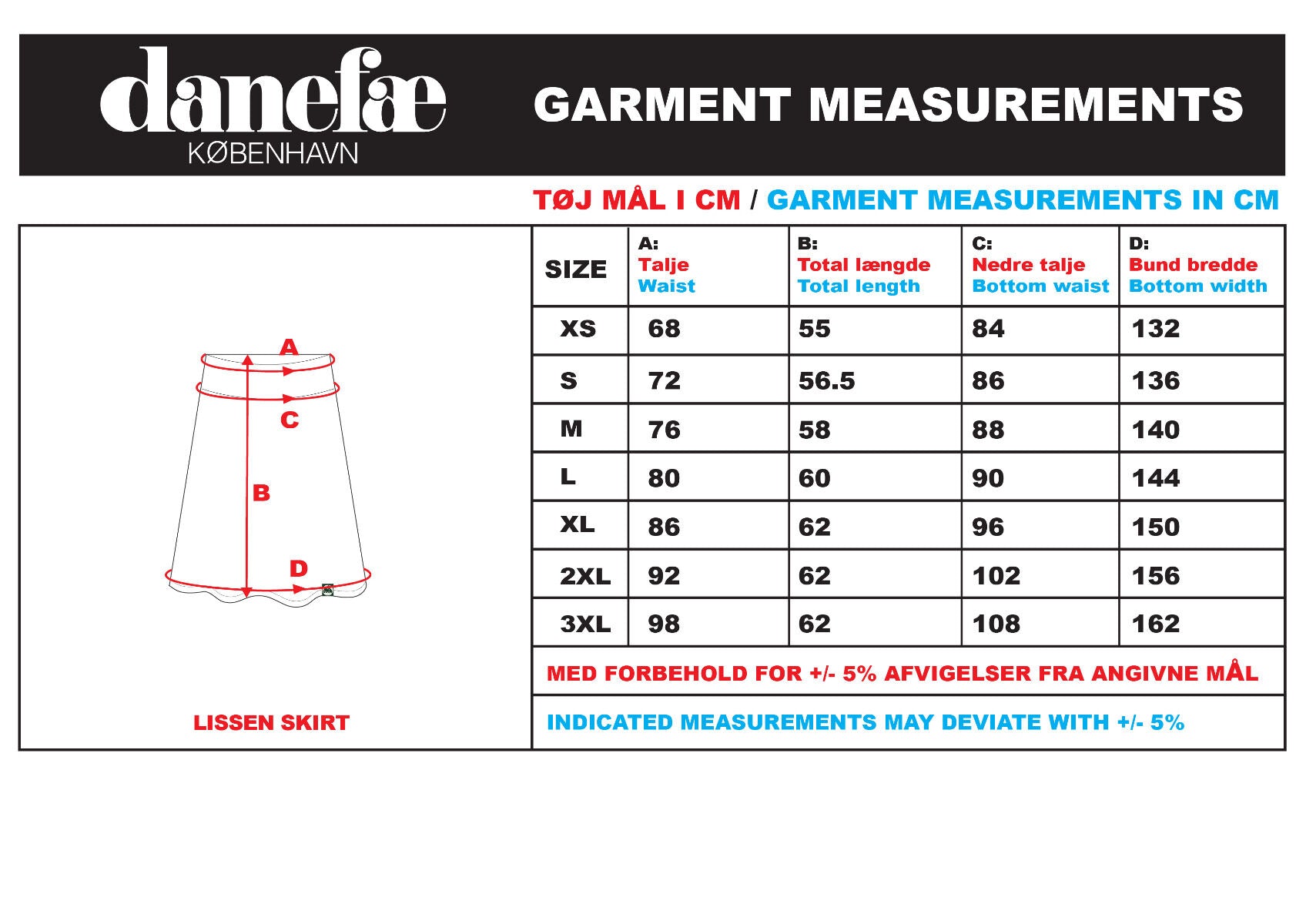 ORGANIC - Lissen Skirt Black green HEMLOCK
