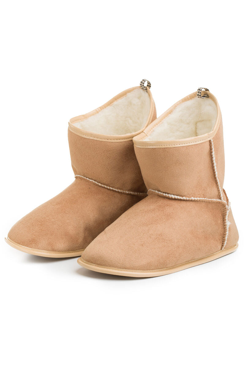 Alwero Booties Ozy Velour Light Brown