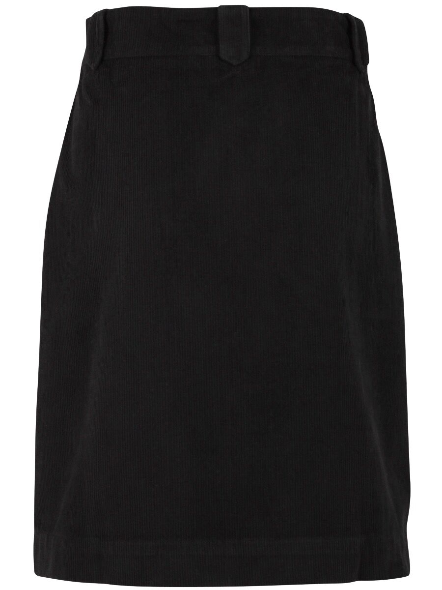 Danemadelaine Cord Skirt Black