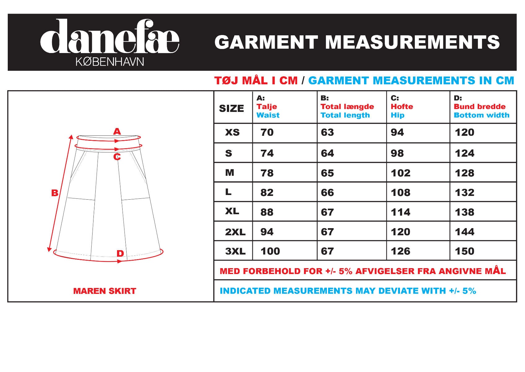 Danemaren Cord Skirt Occer