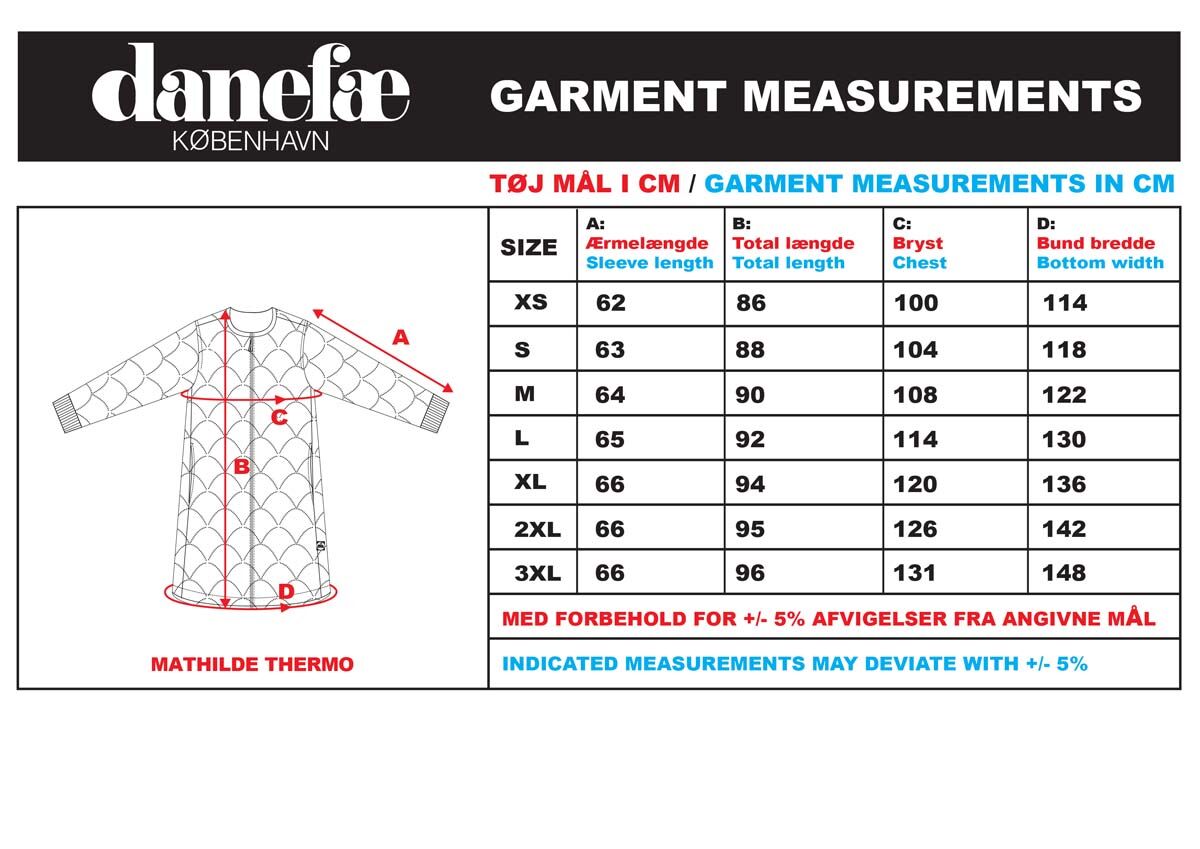 Danematilde Thermo Coat Black