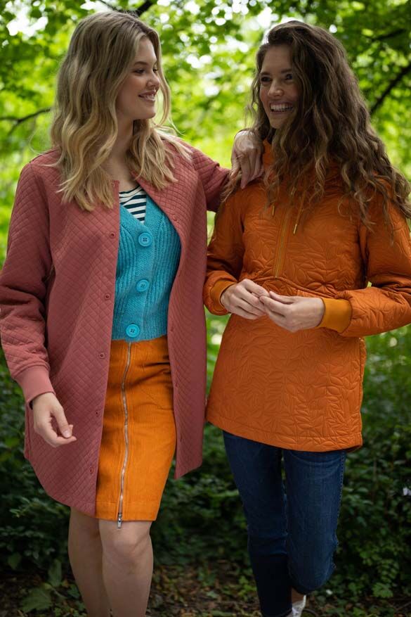 Danemaude Thermo Coat Grey Rose