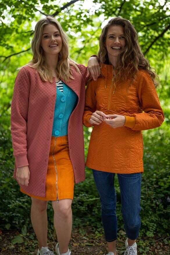 Danemaude Thermo Coat Grey Rose