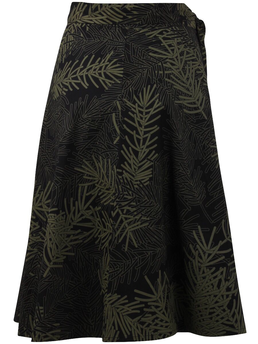 ORGANIC - Danemikkelsen Skirt Black/olive FINEPINE