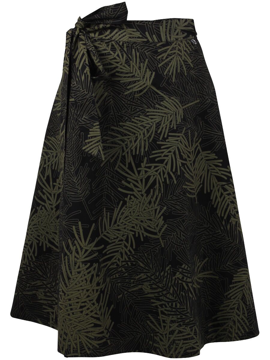 ORGANIC - Danemikkelsen Skirt Black/olive FINEPINE