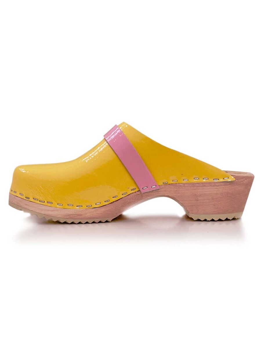Mine Træsko Yellow/Pink