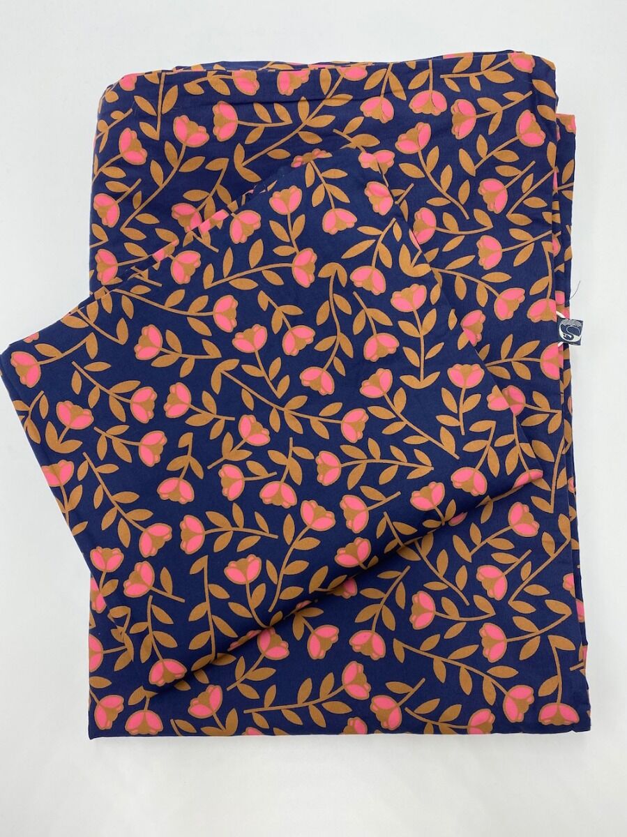 ESS - ORGANIC Danebedlinen Baby Navy FLEURIE
