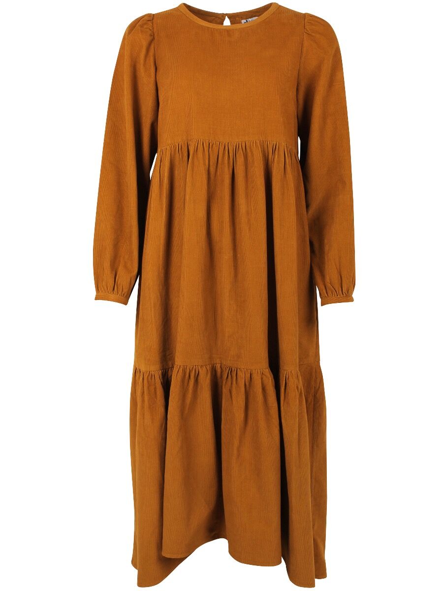 Danoktober Cord Dress Mustard