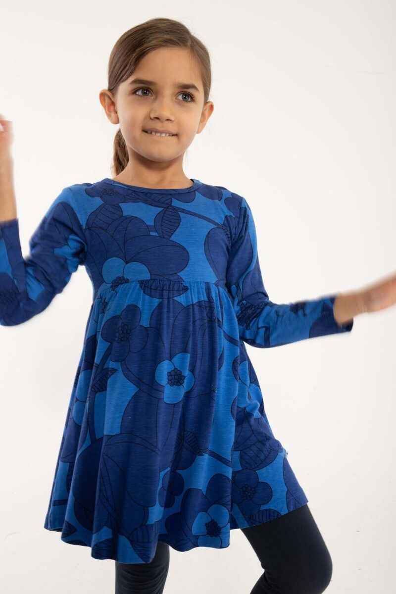 Danepopsicle Viscose Dress Blue/Royal Blue BLOOM BOOM