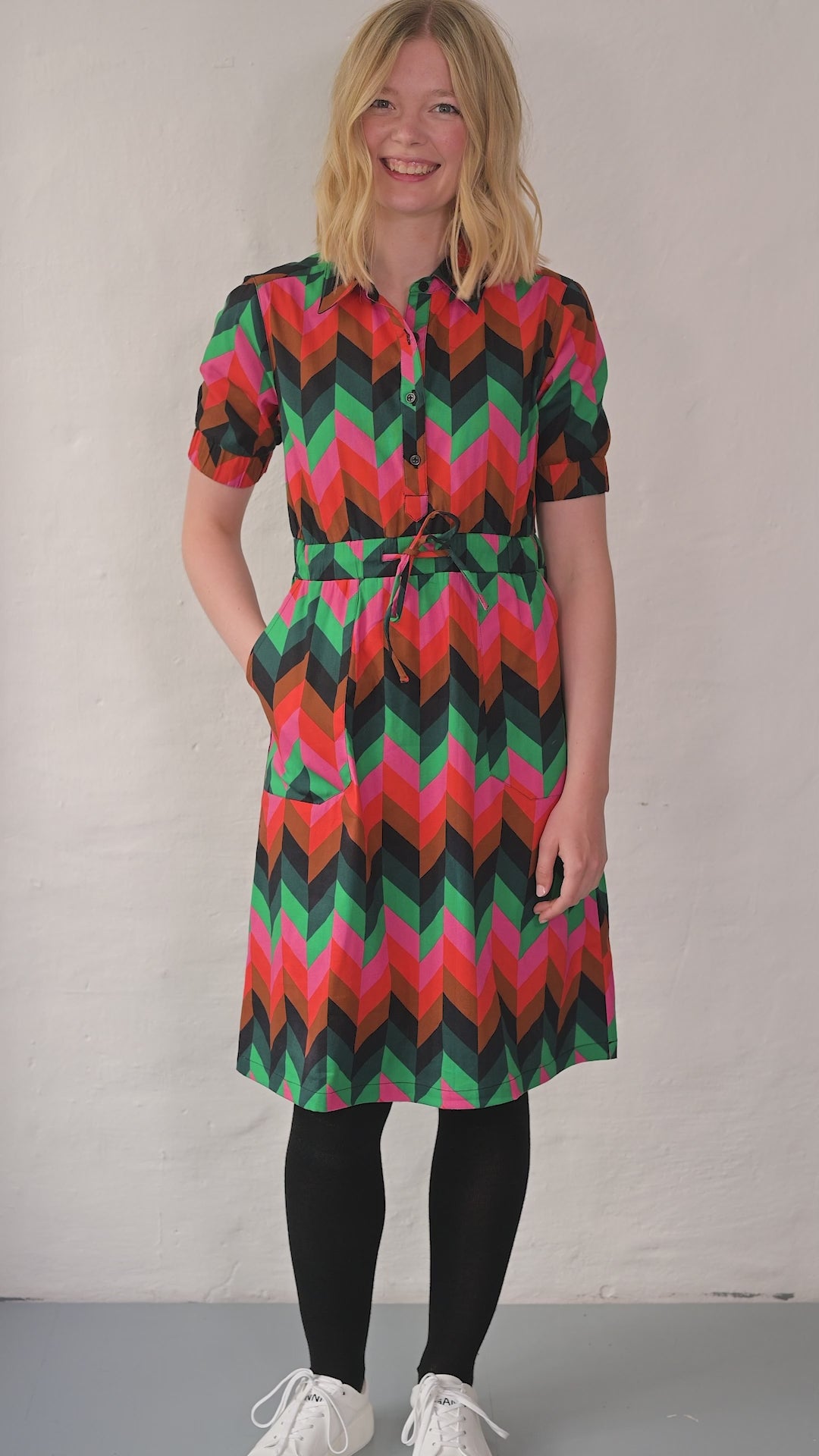 Danesusanne Poplin Dress Black ROYAL COURT