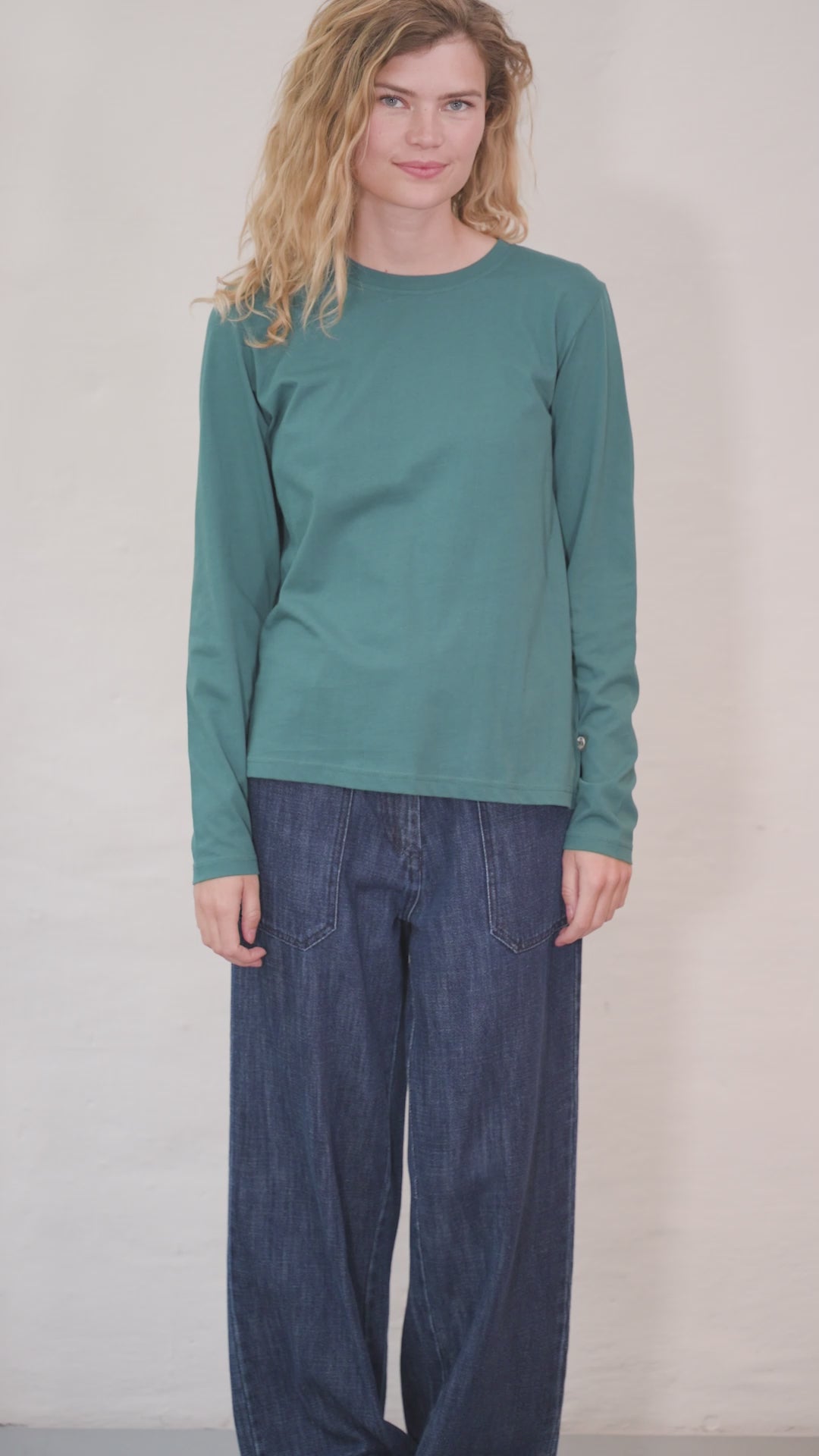 Danebasic Merry LS Tee Dk Slate