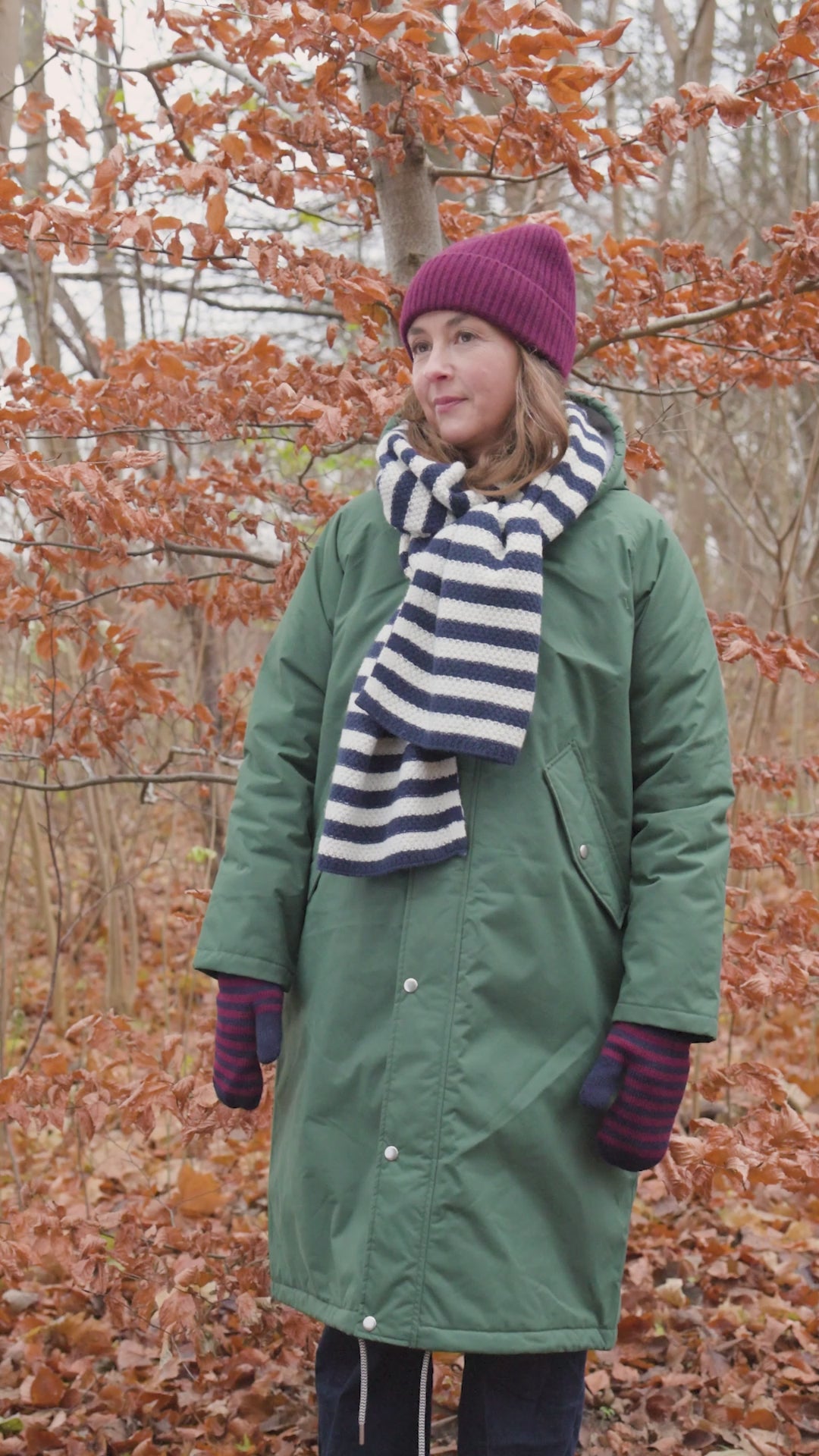 Danecoast Winter Parka Dk Forest