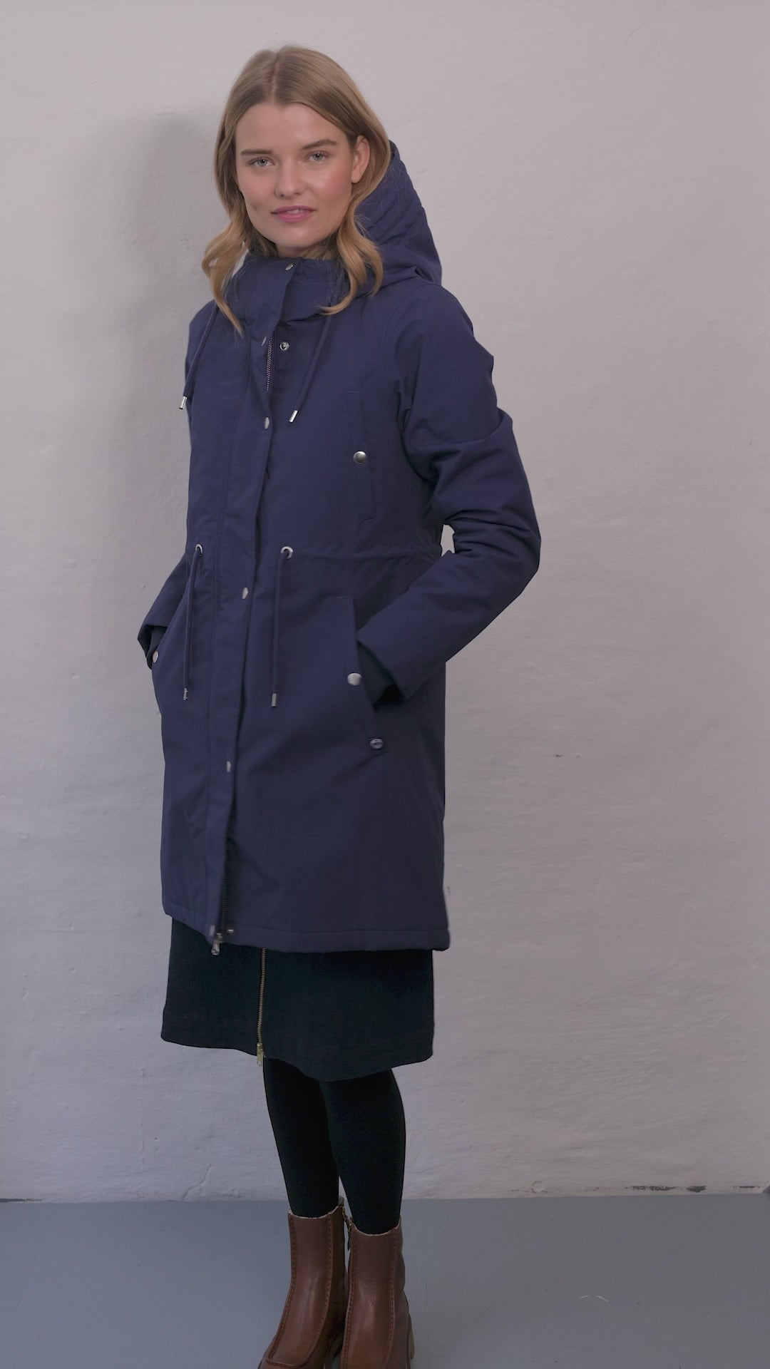 Danenora Winter Parka Dk Navy