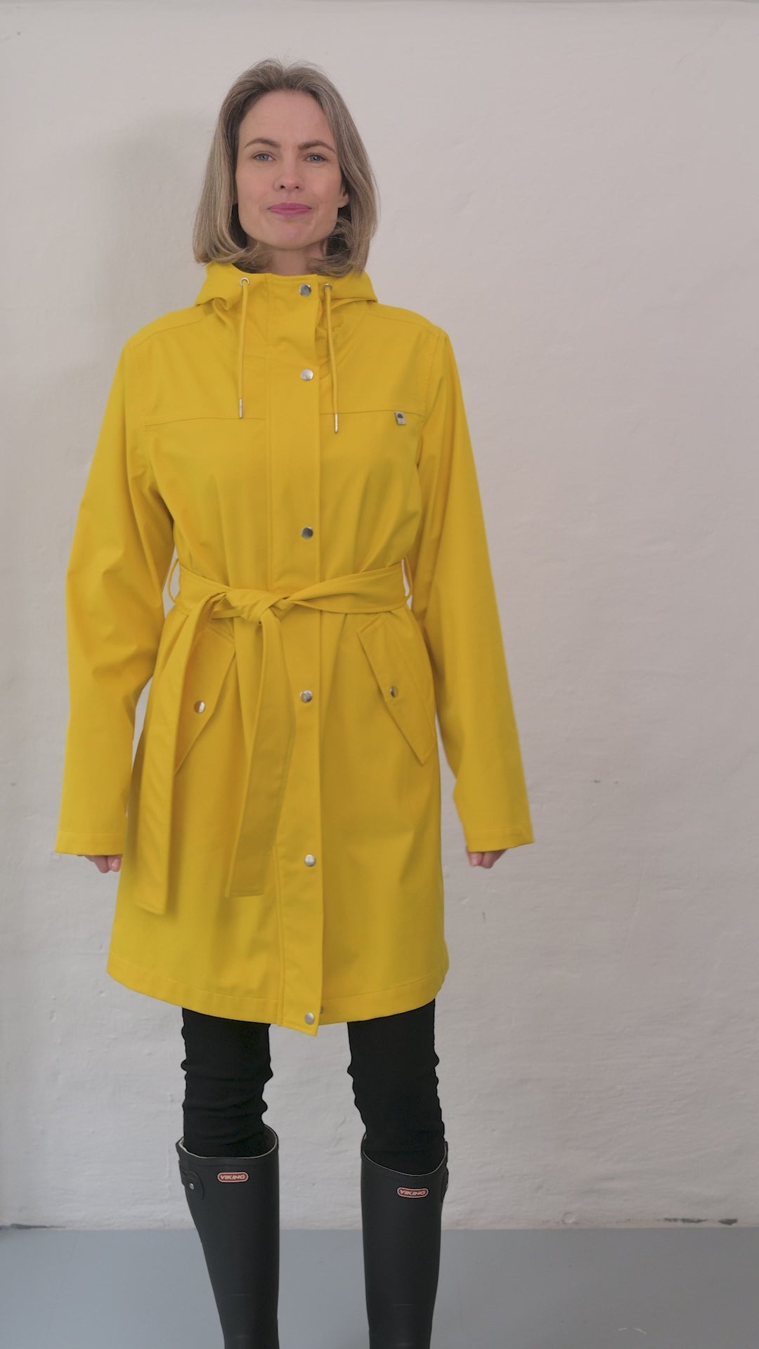Danerainlover Raincoat Dark Yellow