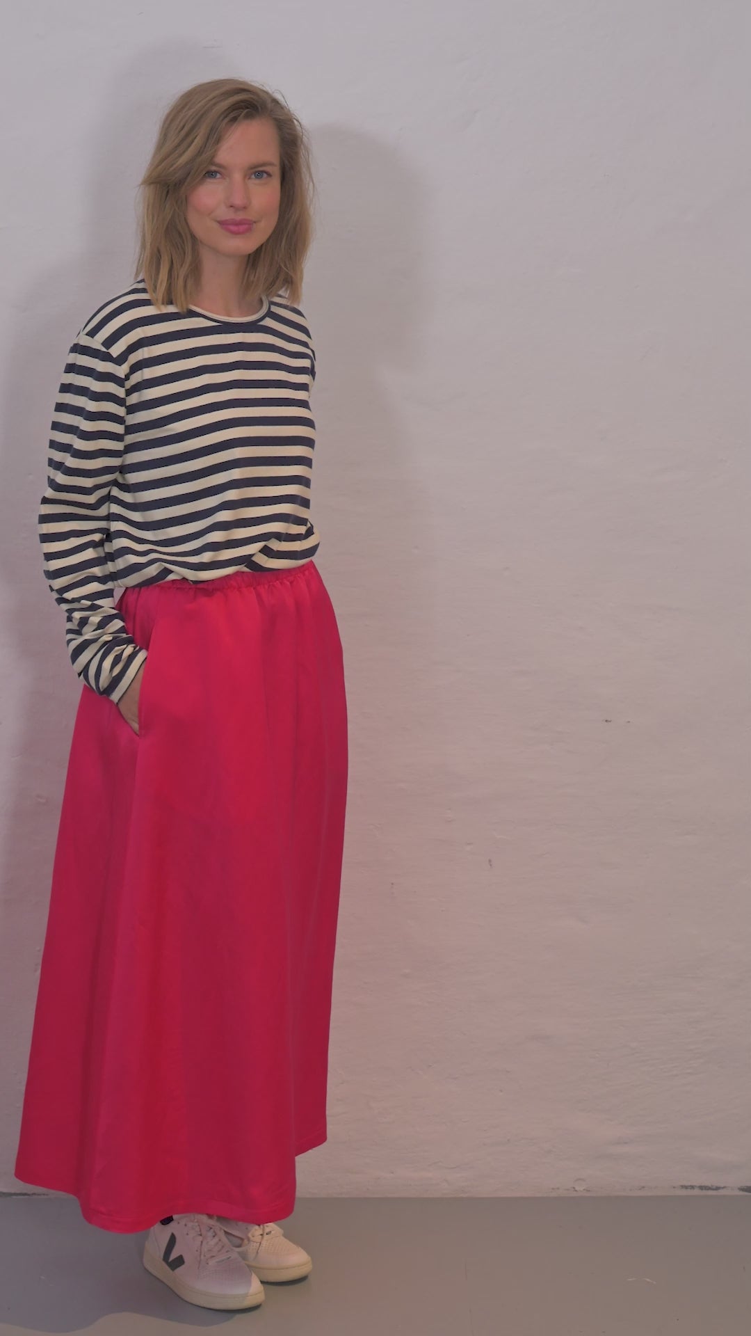 Stribet Bluse til dame