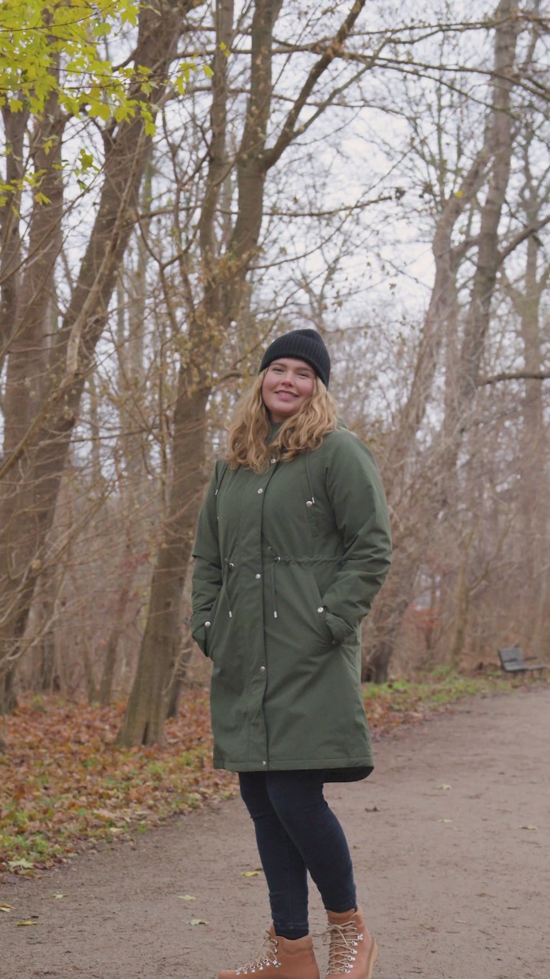 Danenora Winter Parka Dark Army